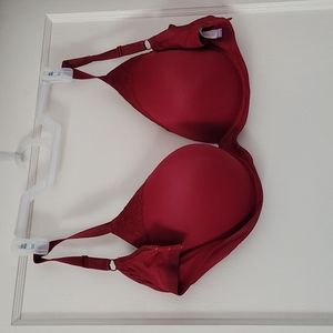46DDD secret treasures bra NEVER WORE color whine red/burgundy